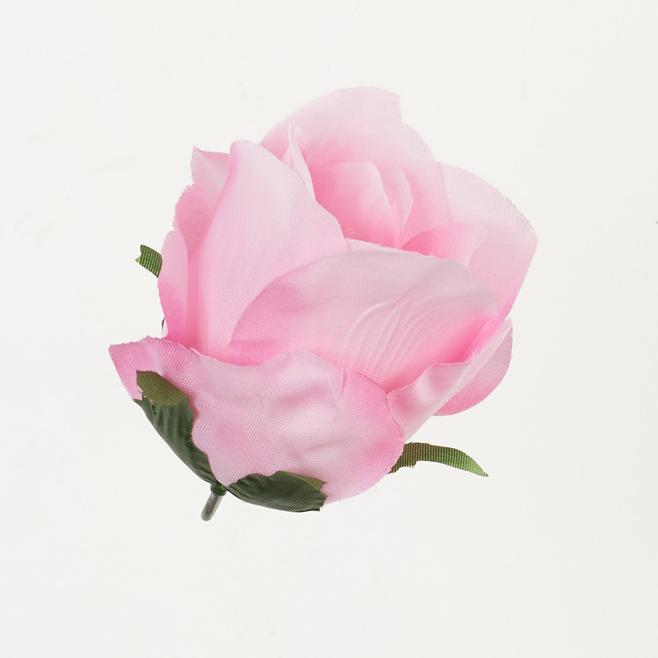 Róża – główka pąk satyna, ;t pink/pink B209-202