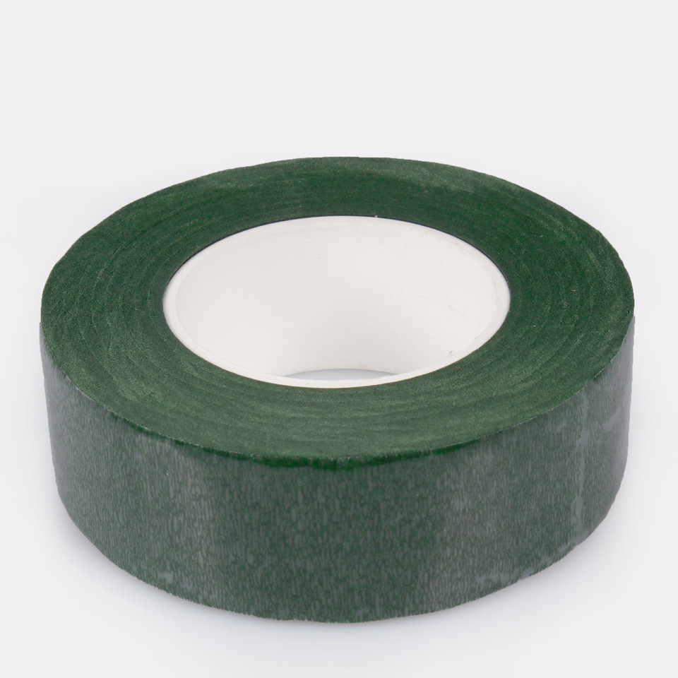 Taśma florystyczna 2,6 cm/30 yd, Green P410-01