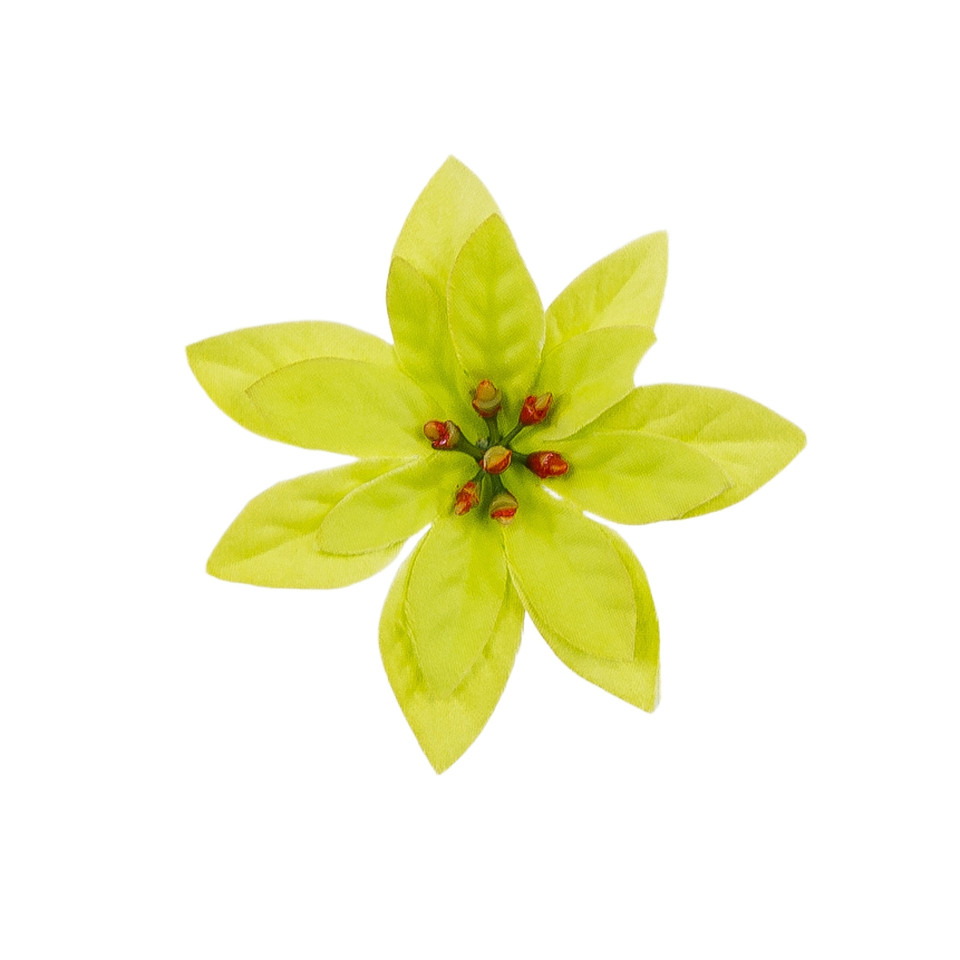 Poinsecja główka 8,5 cm (12 szt.), #09 lt.green Y32-09