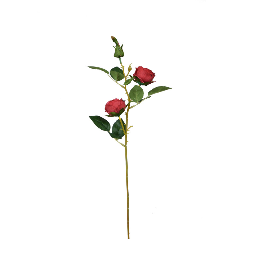 Róża - gałązka 53 cm, red K540-02
