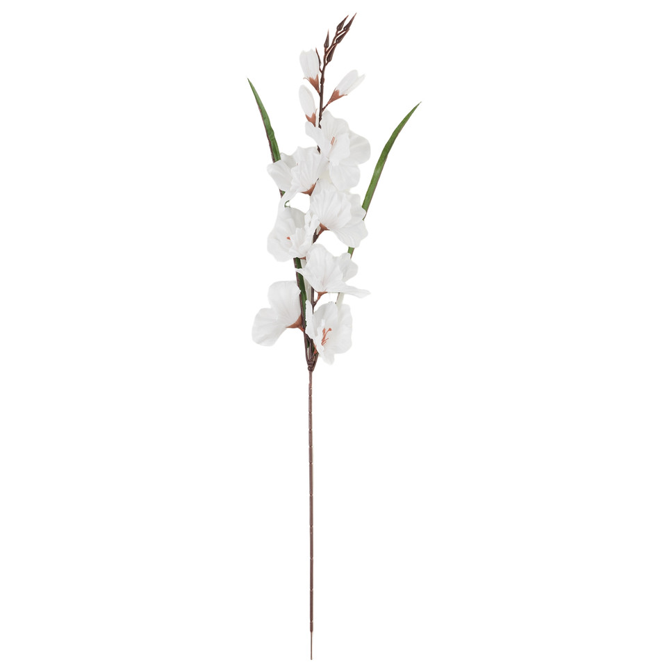Mieczyk - gałązka 80 cm, 12 white AL185-12
