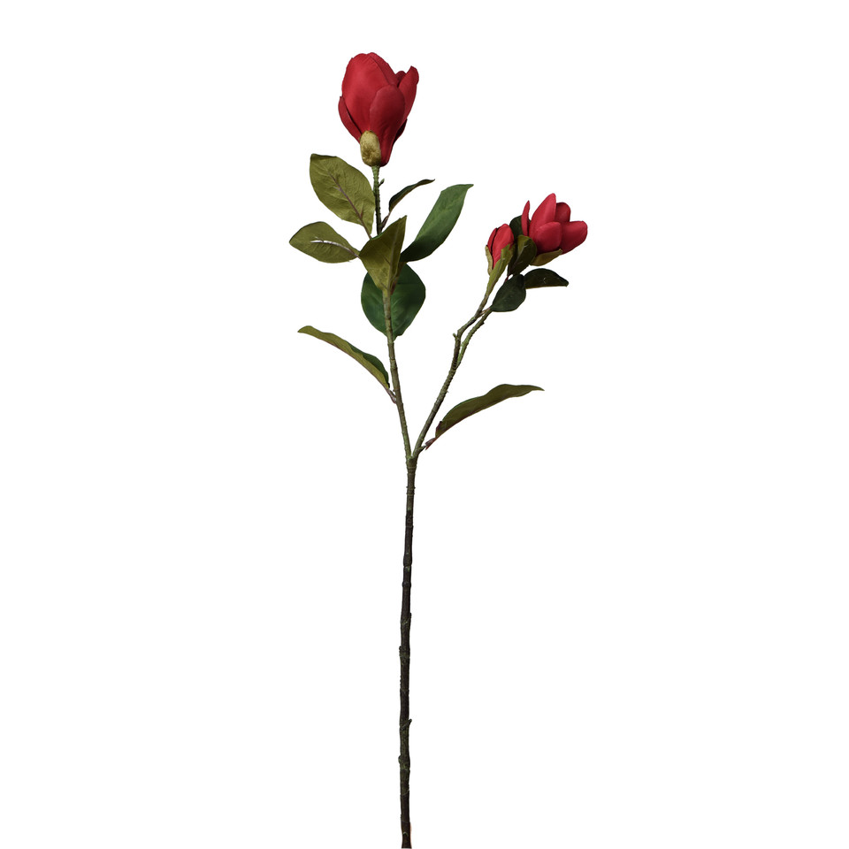 Magnolia - gałązka 82 cm, red GK347-04