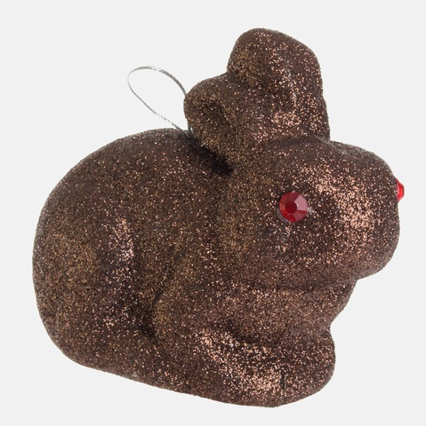 Królik brokatowy x 2 szt., Brown E252S-02