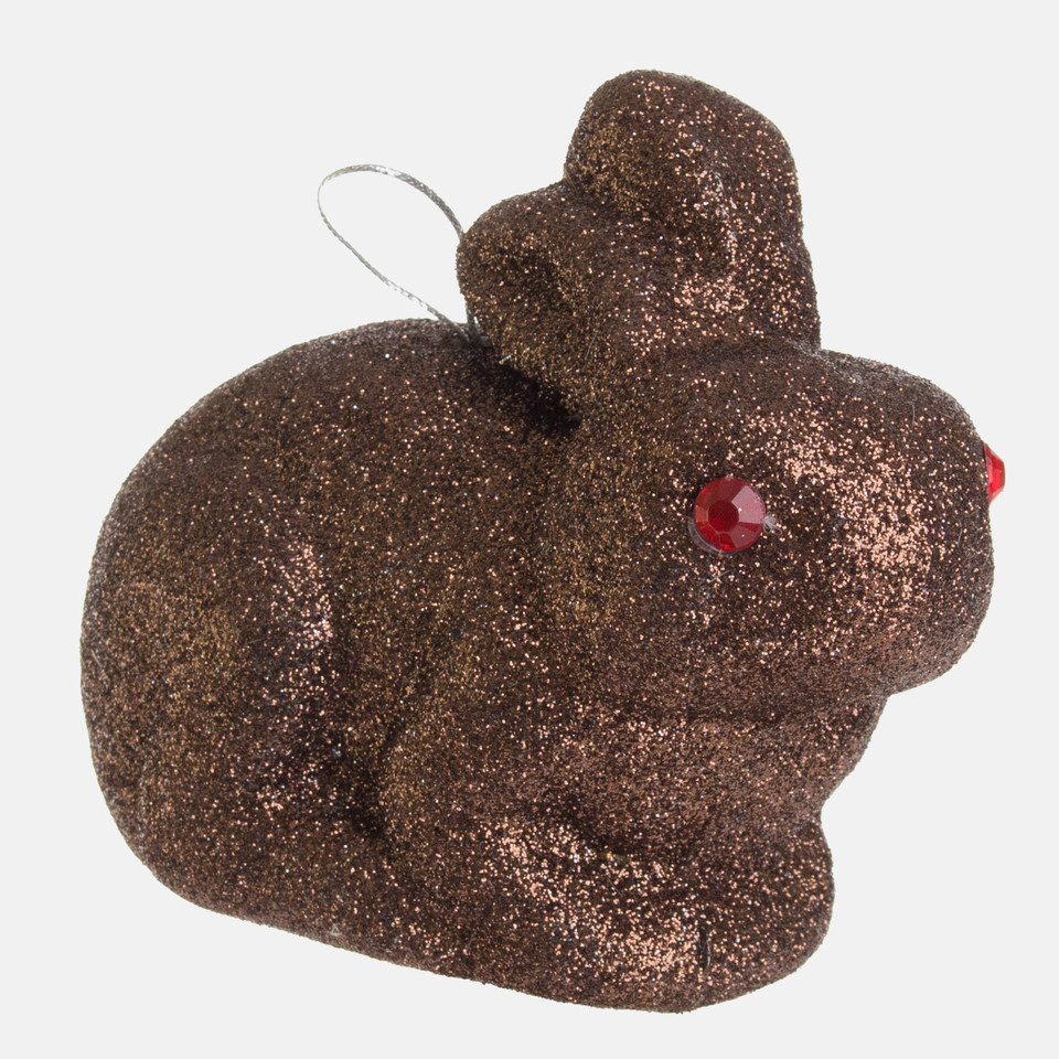 Królik brokatowy x 2 szt., Brown E252S-02