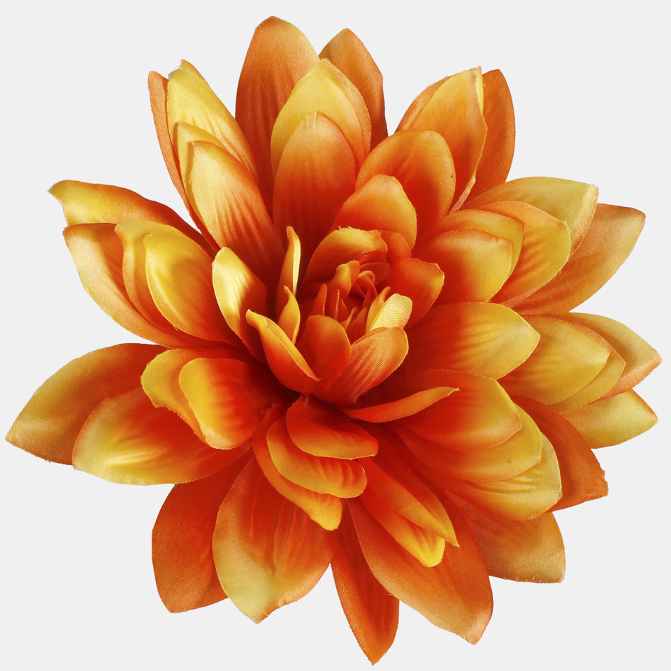 Dalia satynowa XL, Yellow/Orange W537-07