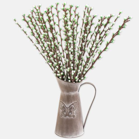 Willow twig with catkins and leaves XL A131