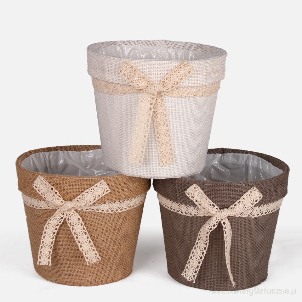 Jute pot cover, Mix 1 Y507-01