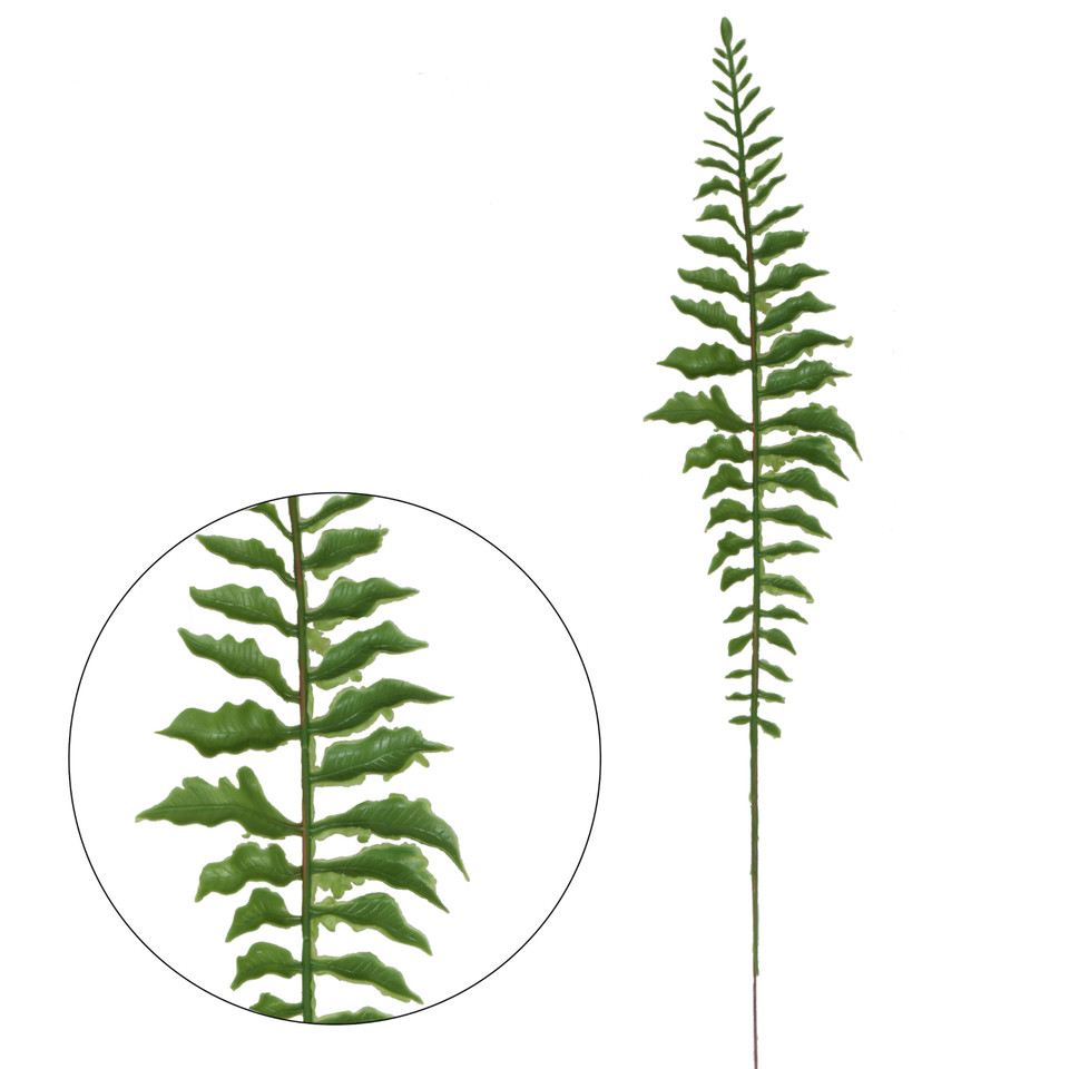 Paproć - liść 42 cm, green L607-00