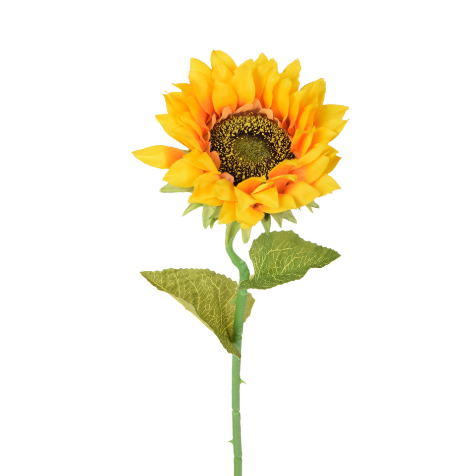 Słonecznik - gałązka 49 cm, dk. yellow GK525-02