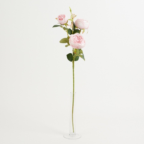 Peonia – gałązka x3, lt pink A108-02
