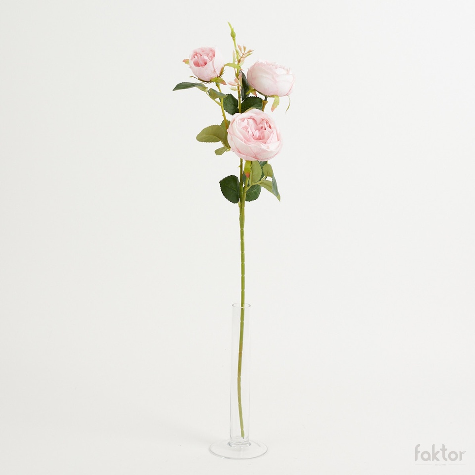 Peonia – gałązka x3, lt pink A108-02