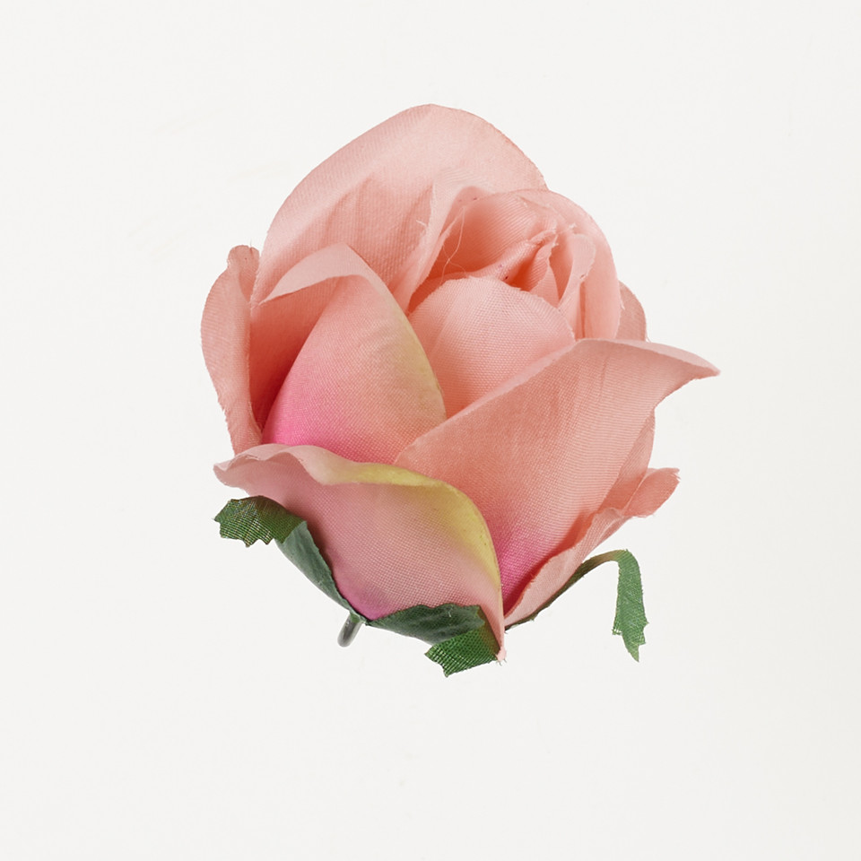 Róża – główka pąk satyna, tt.pink B209-233