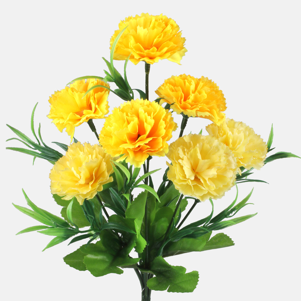 Goździk x 7, Lt. Yellow/ Yellow QA702-03