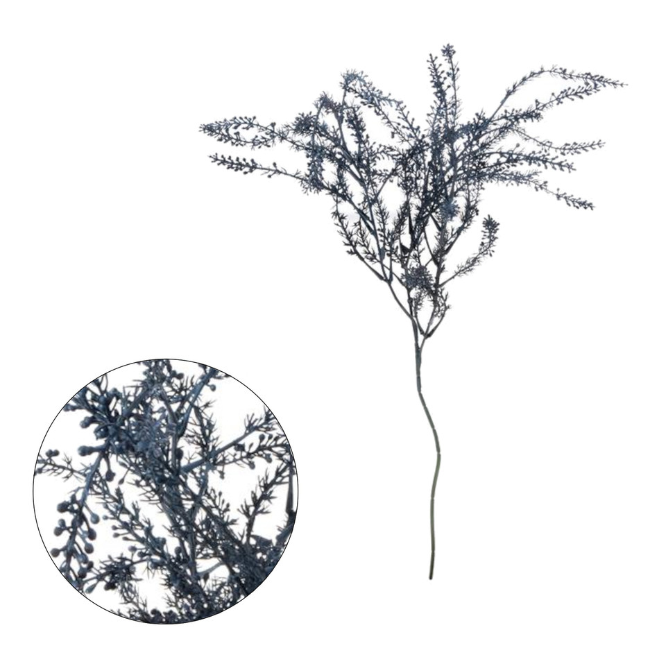 Gałązka ozdobna 80 cm, blue R074-02