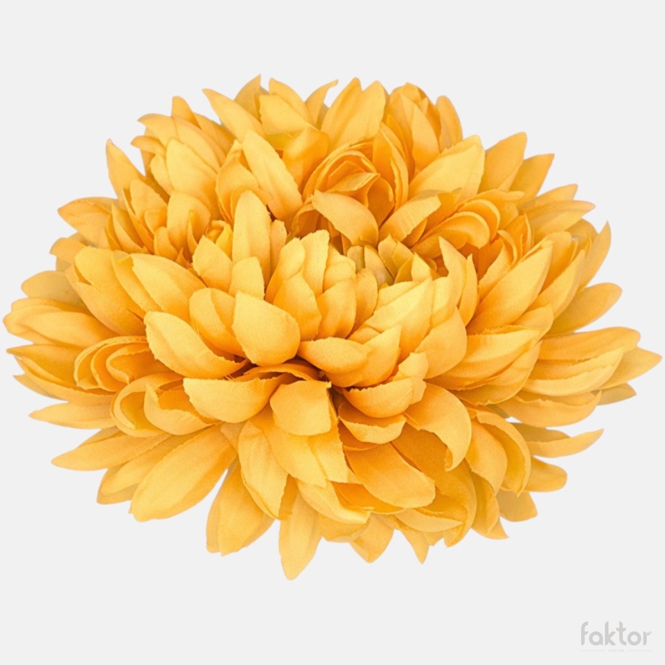 Chryzantema - główka 18 cm, autumn yellow W059-38