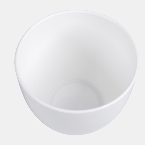 Sava pot cover, White C114-04