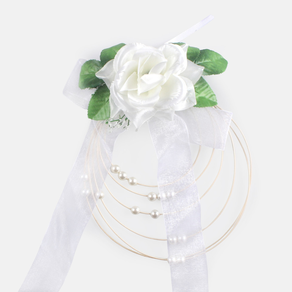 Wedding car decoration, Cream X401