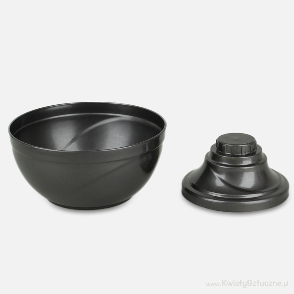 Flowerpot 21 cm, Graphite C082-02