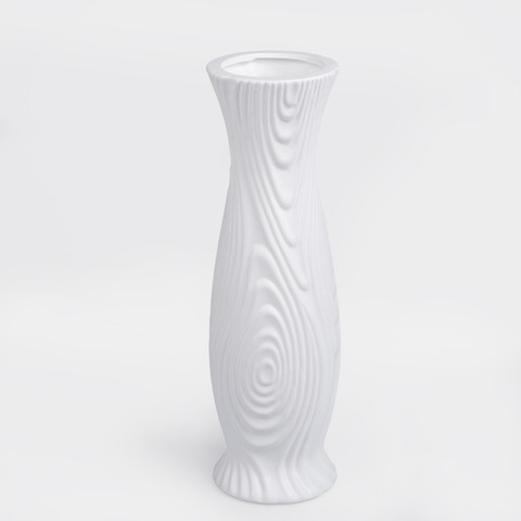 White ceramic vase HD017