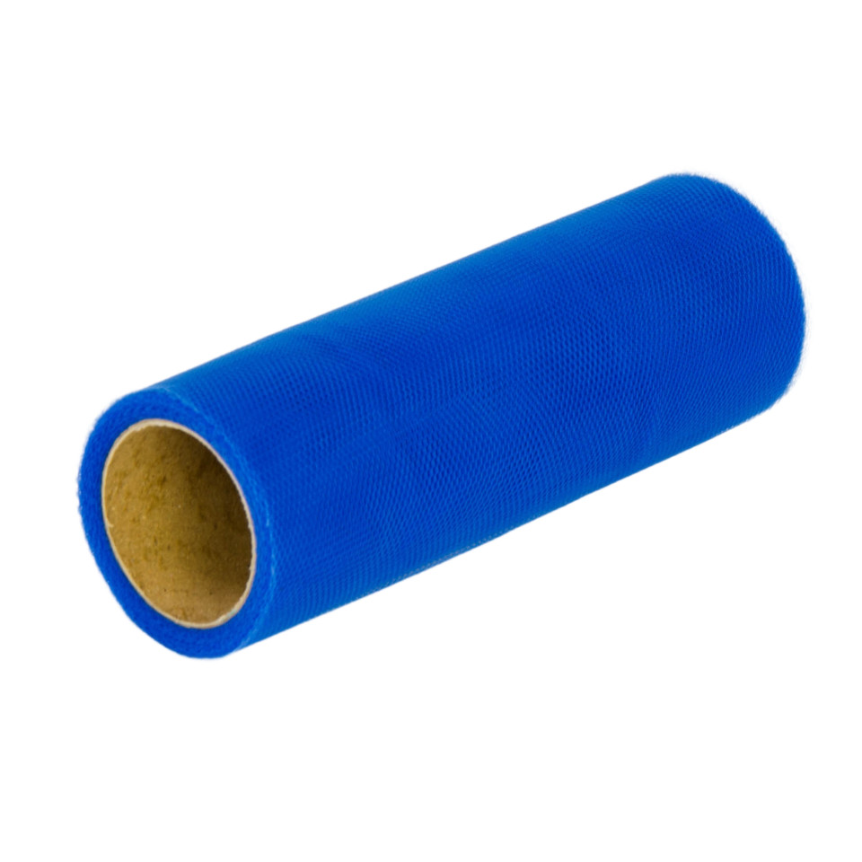 Tiul rolka 15 cm x 10 y, #006 blue FS22-006