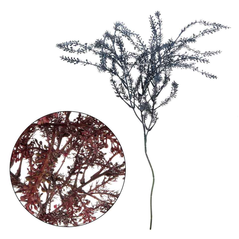 Gałązka ozdobna 80 cm, blue R074-02
