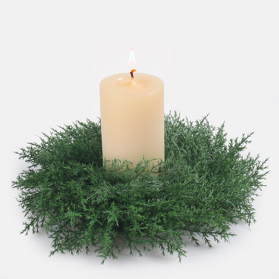 Cypress wreath 14", Green UA053A