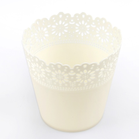 Small Karina pot cover, Cream C110-03