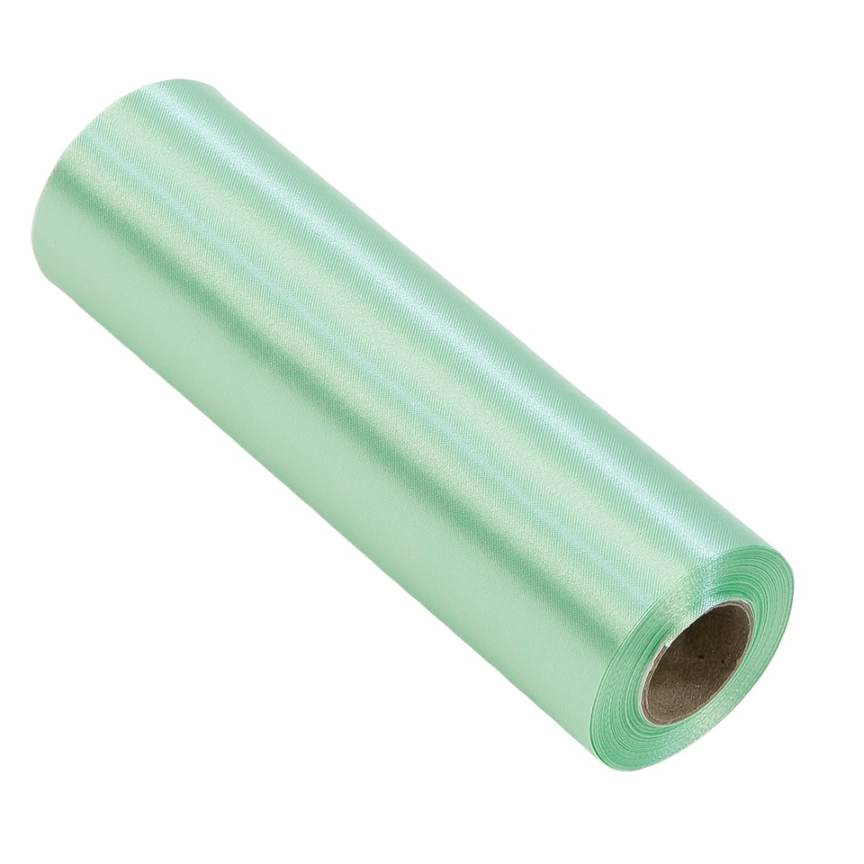 Satyna rolka 16 cm x 10 y, #23 pastel green FS47-23