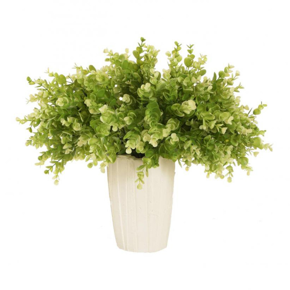 Eukaliptus - gałązka 35 cm, green/cream L279-01