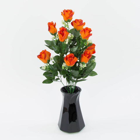 Rose in bud bouquet x 9, Mix UN21-X08