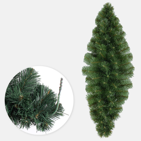 Winter croissant-shaped garland 100 cm S844