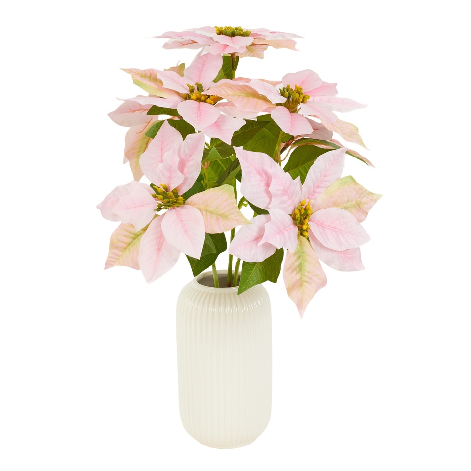 Poinsecja na łodydze 48 cm, 04 light pink Y104-04
