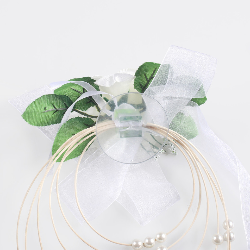 Wedding car decoration, Cream X401