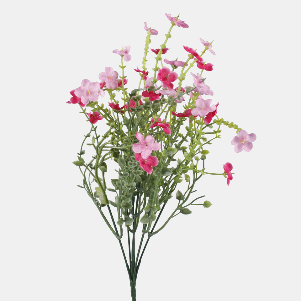 Niezapominajka bukiet x 6, Lt. Pink/Dk. Pink A724-01