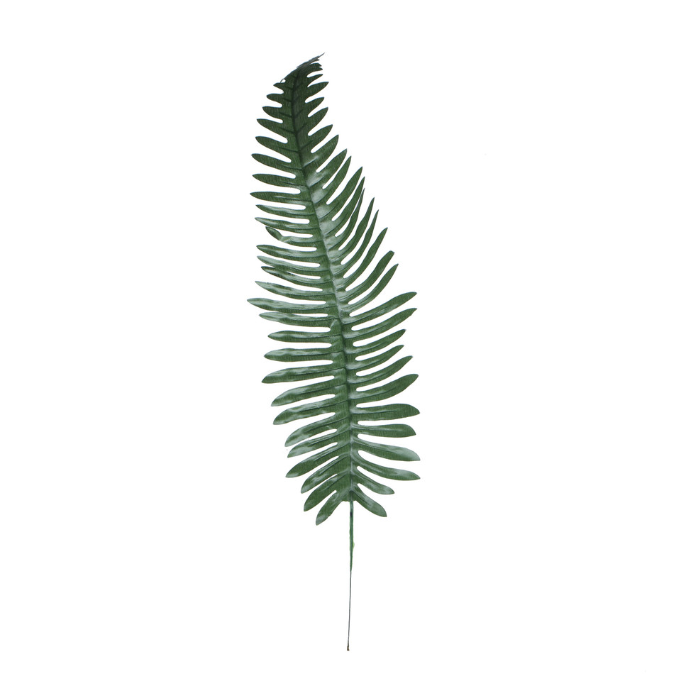Paproć - liść 52 cm, dk. green L491-01