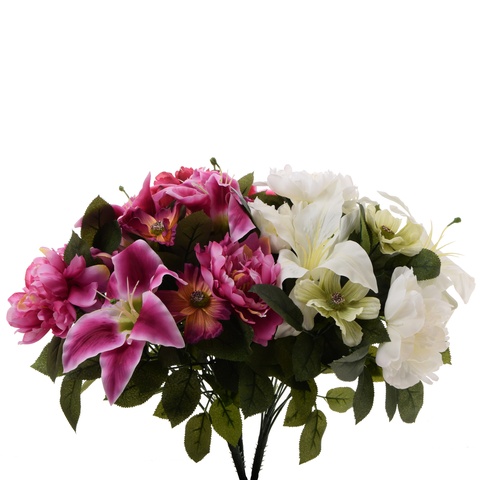 Peonia/Lilia - bukiet x9 45 cm U546-00