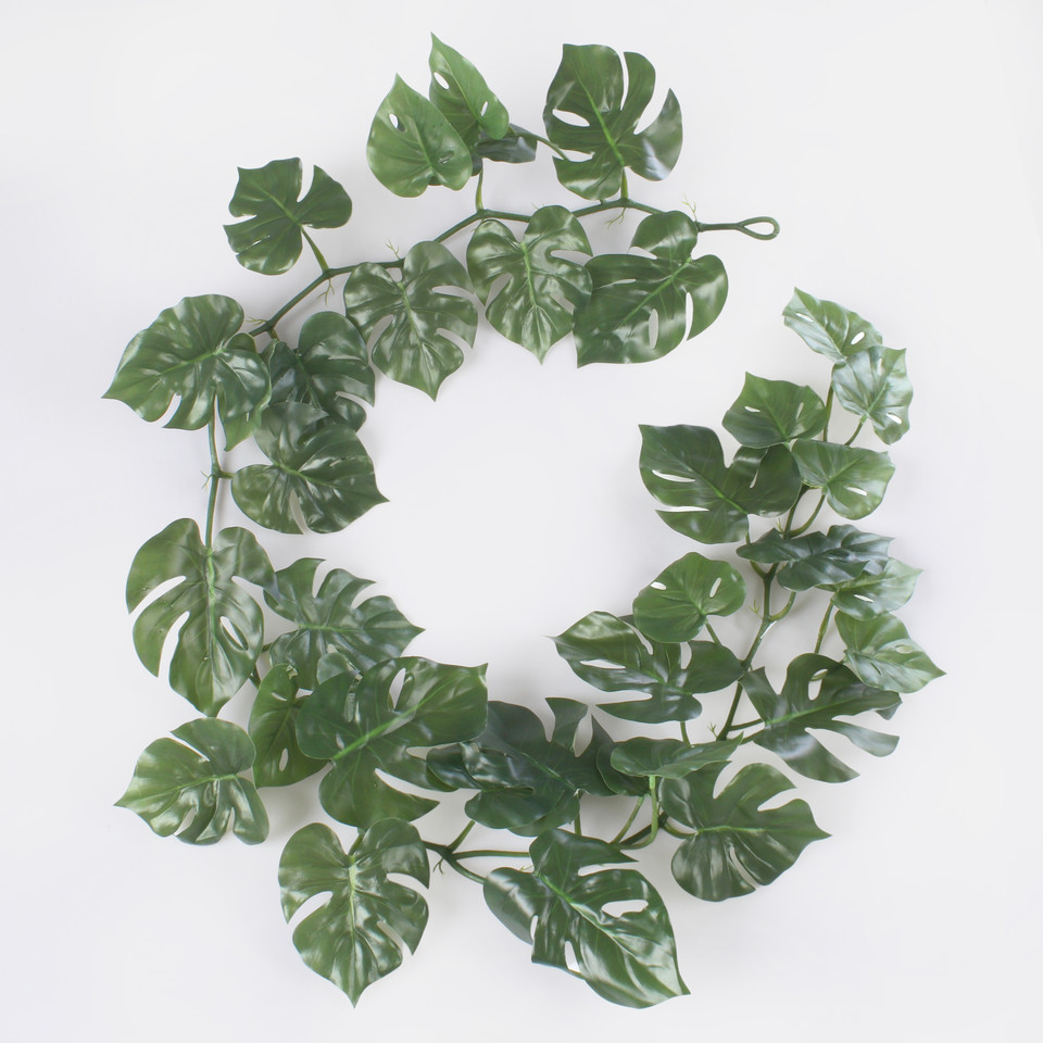 Monstera - girlanda 1,6 m, Green B130-01