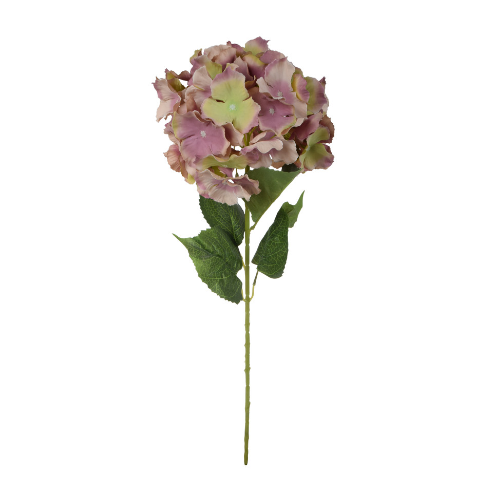 Hortensja - gałązka 80 cm, autumn pink cream K346-03