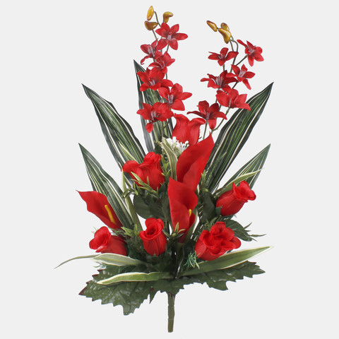 Rose/Calla/Orchid, Red Q236-05