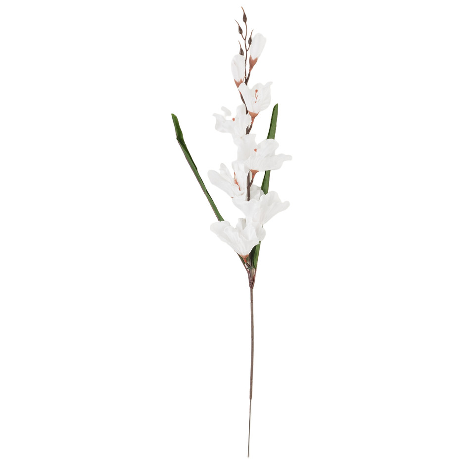 Mieczyk - gałązka 63 cm, 12 white AL183-12