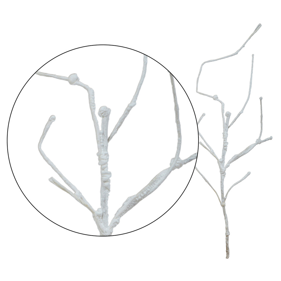 Korzenie - gałązka 60 cm, white R292-01
