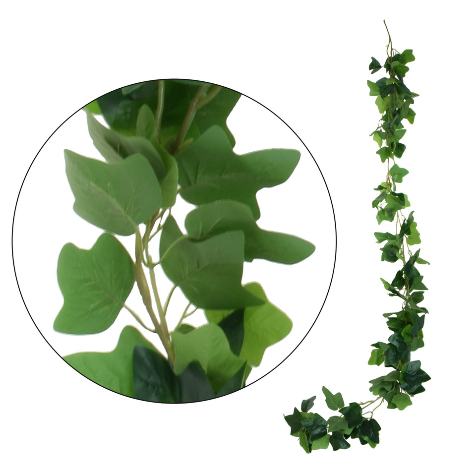 Bluszcz - girlanda real touch 200 cm, green B333-00