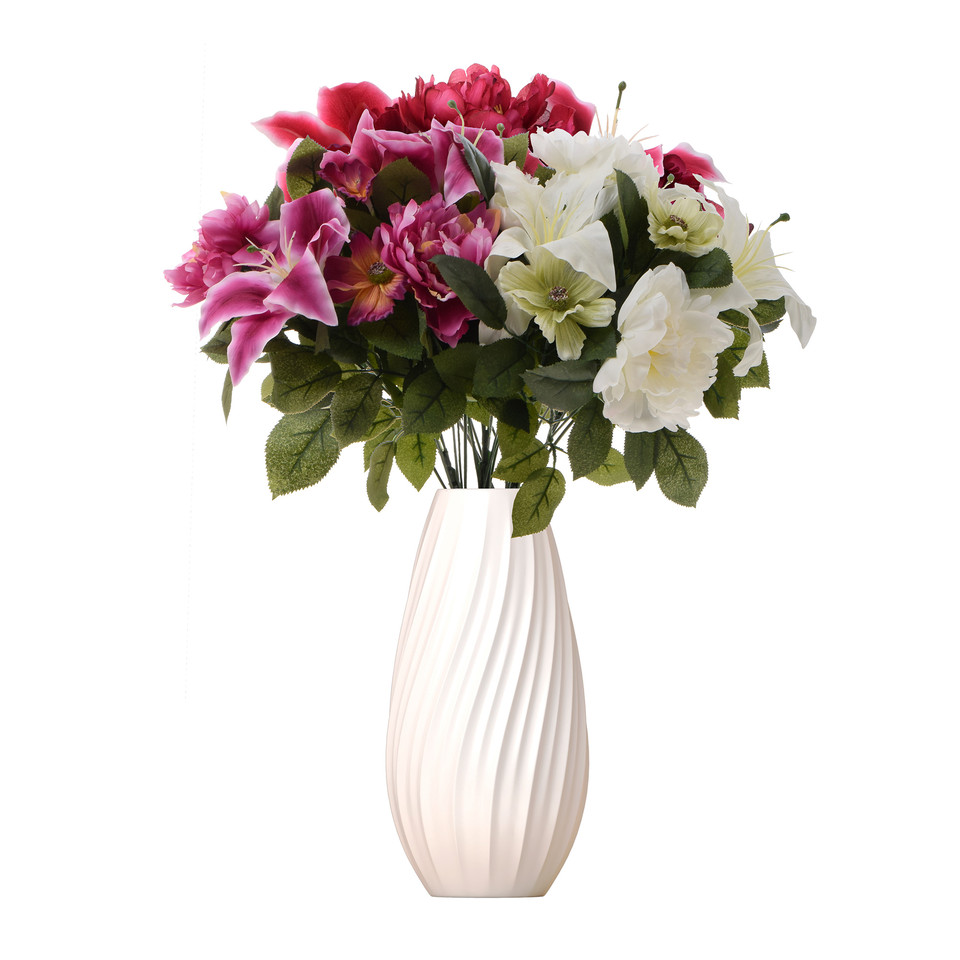 Peonia/Lilia - bukiet x9 45 cm U546-00