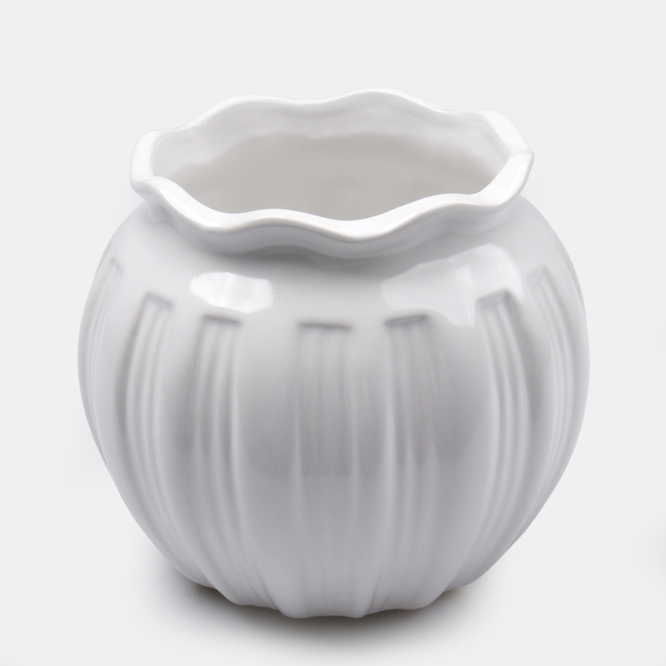 Wazon ceramiczny, White HD018