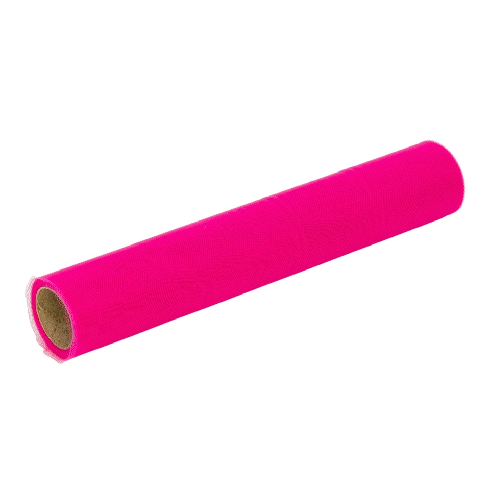 Tiul rolka 30 cm x 10 y, #062 strong pink FS21-062