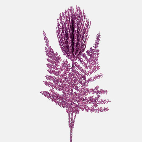Thistle with glitter S684