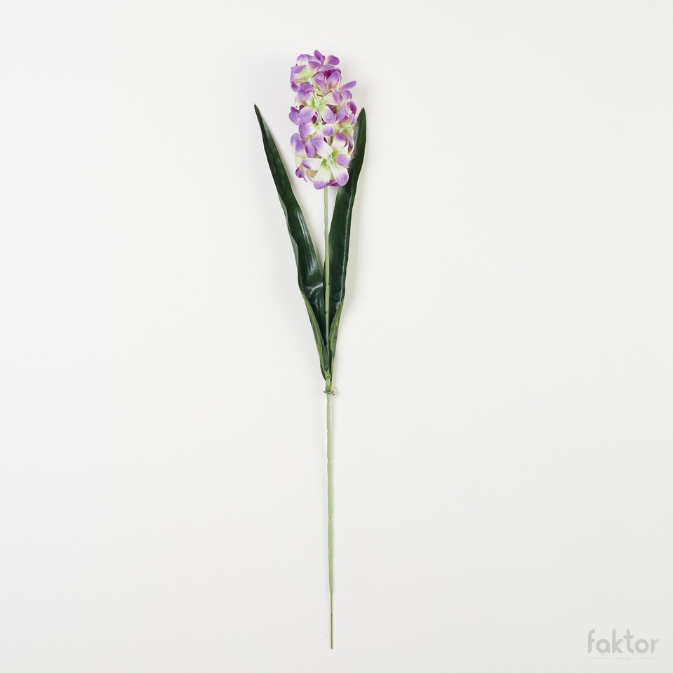 Hiacynt – gałązka, lilac/cream GA43-07