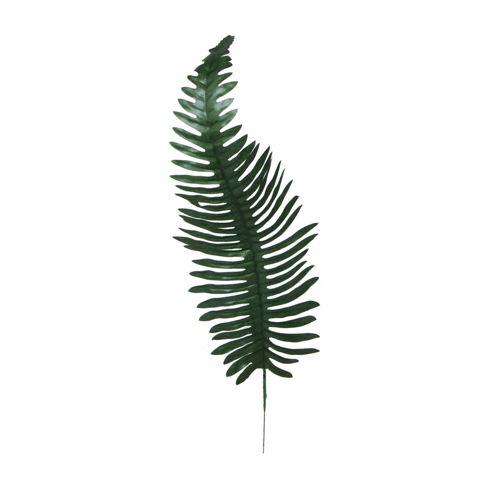 Paproć - liść 52 cm, dk. green L491-01