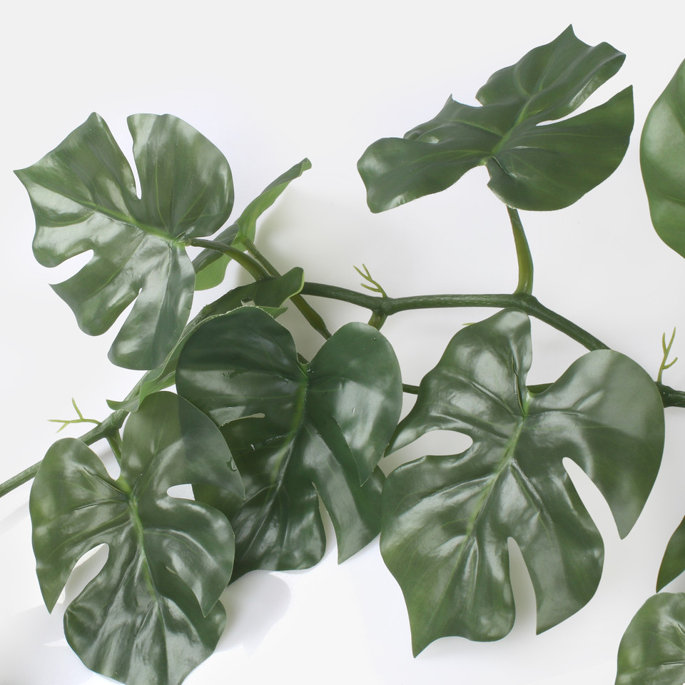 Monstera - girlanda 1,6 m, Green B130-01