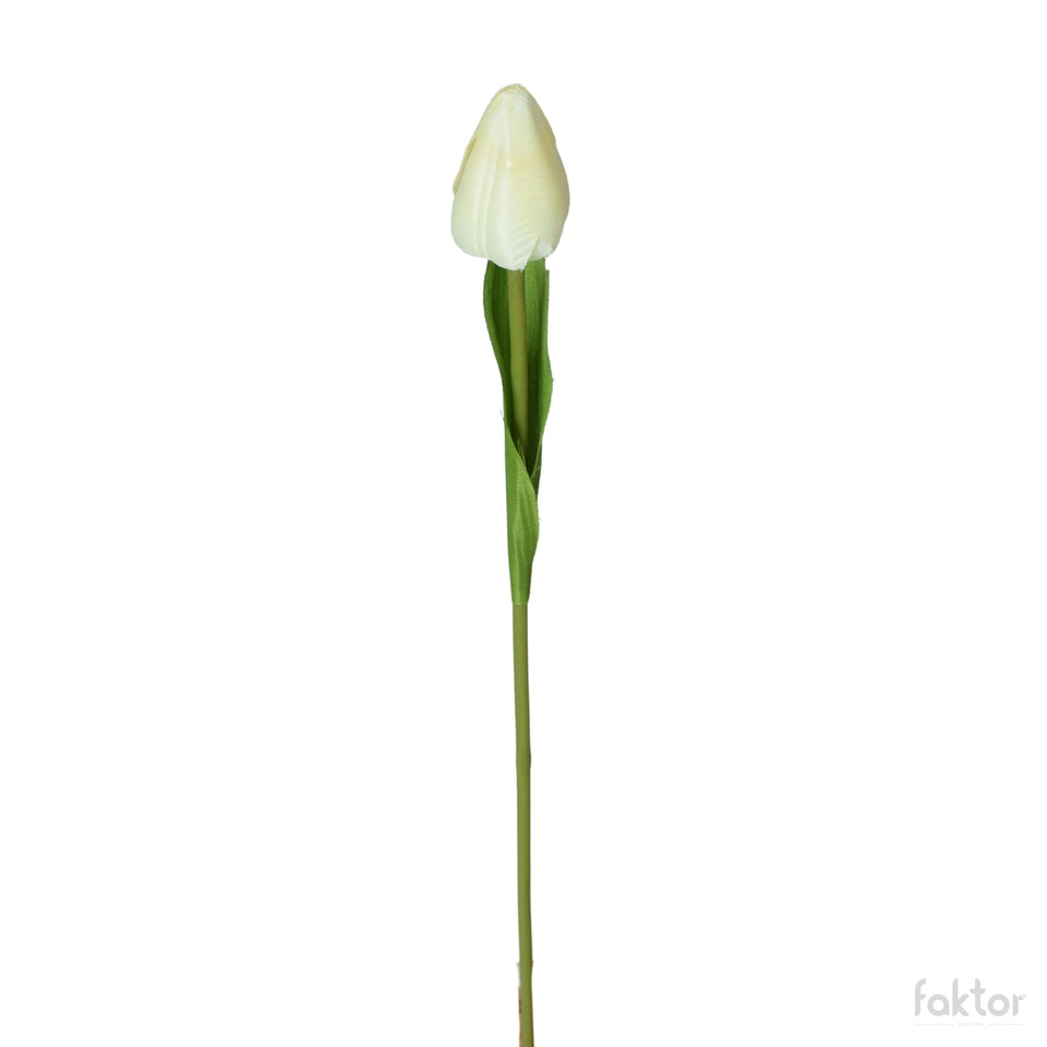 Tulipan - gałązka 44 cm, white K375-02